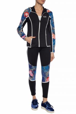 Patterned hooded sweatshirt, zdjęcie 2 Patterned hooded sweatshirt od EA7 Emporio Armani